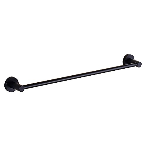 BIVOO Toallero de baño montado en la Pared Negro Mate, toalleros de baño, estantes, Colgador de Ropa, toallero de Acero Inoxidable de 40cm/50cm (Color : 50cm)