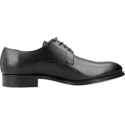 Zapatos cómodos E-506 Negro 45 con suela ergonómica 4
