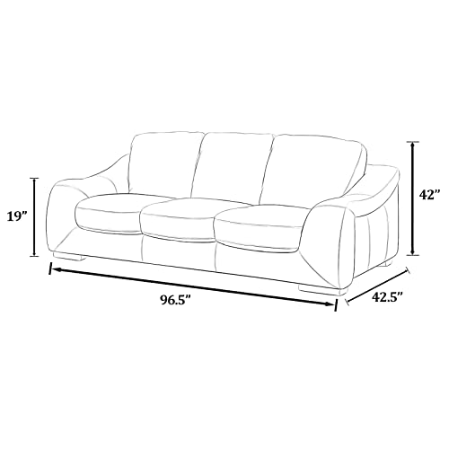 Wokire Clear Thicker Couch Cover Water Proof Sofa/Heavy Duty Couch Cover-Protection Against Cat Dog Clawing thumb #3
