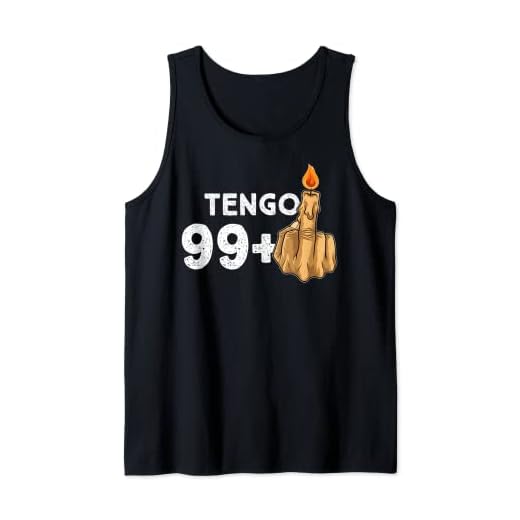 99+1 Dedo Medio Vela De Cumpleaños Para El 100º Cumpleaños Camiseta sin Mangas