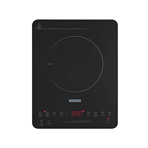 Cooktop Portátil por Indução Tramontina Slim Touch 9471413 com 1 Boca Preto 220V