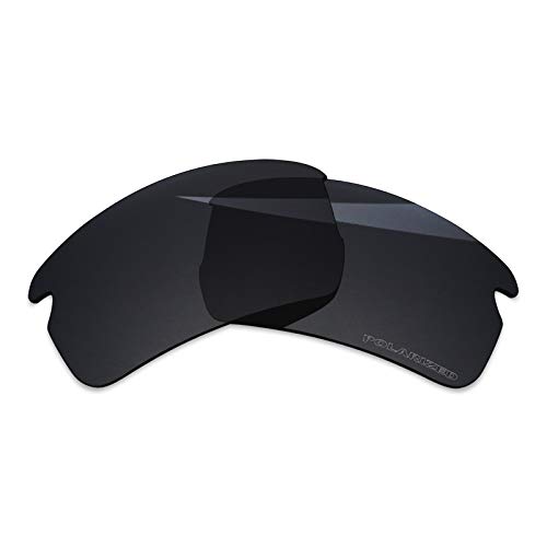 Image of BLAZERBUCK Anti-salt Polarized Replacement Lenses & Sock Kit for Oakley Flak 2.0 Asian Fit OO9271 - Black
