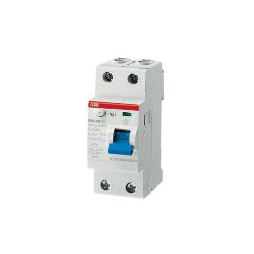 Dispositif différentiel F202ac 25 A 100 mA ABB Entrelec F200AC bipolaire