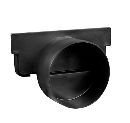 Stirnwand mit Ablaufstutzen Endstück mit Ablauf für Entwässerungsrinne Bodenrinne Terassenrinne Höhe 55mm Cover