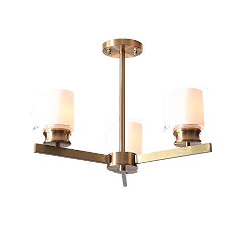 Pendant lampe lampadaire en verre cuivre extérieur salon lunge bar