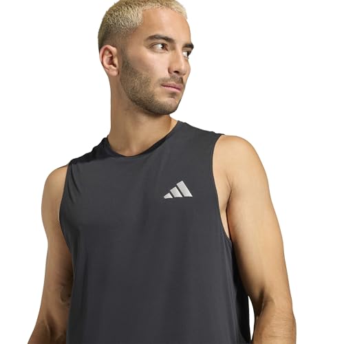 adidas Herren Adi365 Running Essentials Tank Shirt, Black, 3XL – Ansicht 5