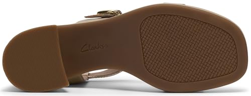 Clarks Clarks Women's Jaylan Sol Heeled Sandal, Champagne, 7