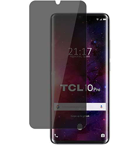 Tumundosmartphone Protector Pantalla hidrogel Privacidad Antiespías para TCL 10 Pro