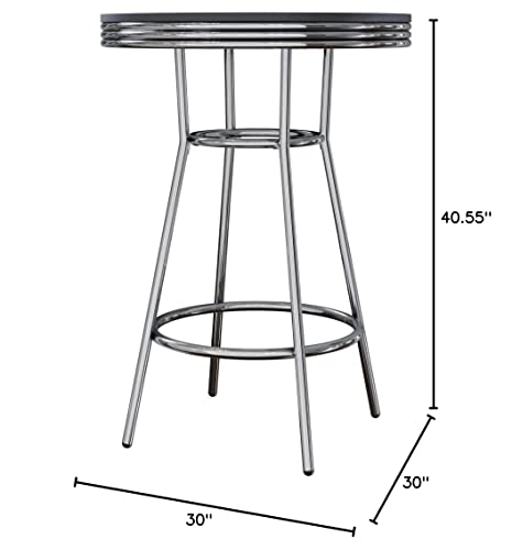 Winsome Wood Summit Dining, Black #TOP7