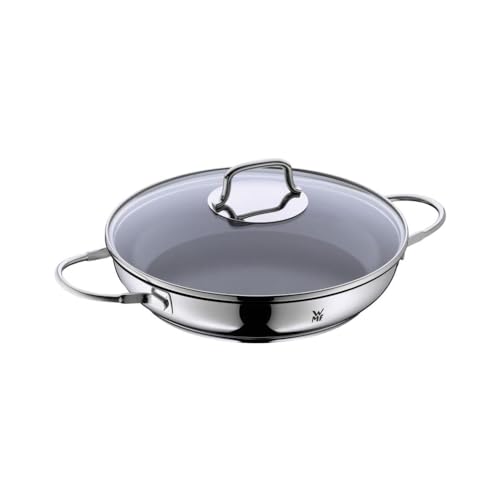 Miniatura 4 de WMF Devil Natural - Rustidera Antiadherentes 26 cm con Tapa de Vidrio, Acero Inoxidable y Revestimiento Antiadherente Mienral Cerámico para Todo Tipo de Cocinas Incluido Inducción