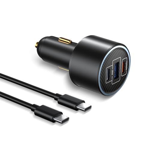 Amazon.co.jp: シガーソケット USB-C 130W 急速充電 車載充電器 3