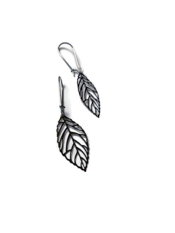Bronze Leaf Earrings for Her - Autumn Jewelry - Fall Accessories for Women