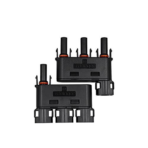 Trisinger Solar Y/T Abzweigkabel Steckverbinder IP68 Wasserdichter 1500V,1000V, 1 Paar (3 zu 1 Abzweiganschluss 1500v) Cover
