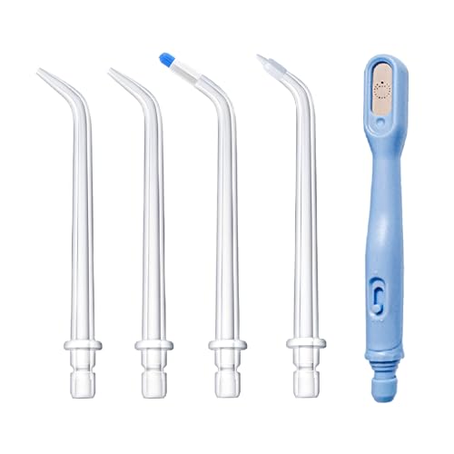 Image of Water Flosser for Teeth, Oral Irrigator, Electric Floss, Cordless Teeth Cleaner, Dental Flosser (Tip, PORClean 301Pro Tips)