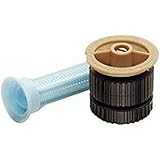 Vis de réglage en acier inoxydable pour régler le débit et le rayon - La fente de vis « capturée » empêche le tournevis de glisser pendant le réglage