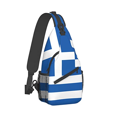Mochila Bandolera Unisex Negra para Senderismo miniatura 3