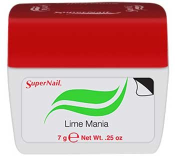 Supernail Gel Polish for Nails, Lime Mania Creme, 0.25 Fluid Ounce