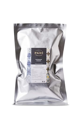 Tenuta Padì Peperoni Cruschi Interi in busta di alluminio, Peperoni Cruschi di Senise IGP già fritti in Olio Extravergine di Olio