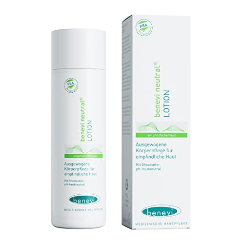 benevi neutral Lotion 200 ml für empfindliche und zu Allergien neigende Haut - die leichte und pH-hautneutrale Bodylotion pflegt die Haut mit wertvoller Sheabutter und ist besonders hautverträglich Cover