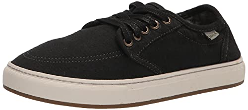 Sanuk Tideline Lace Hemp Washed Black 11 D (M) #TOP4