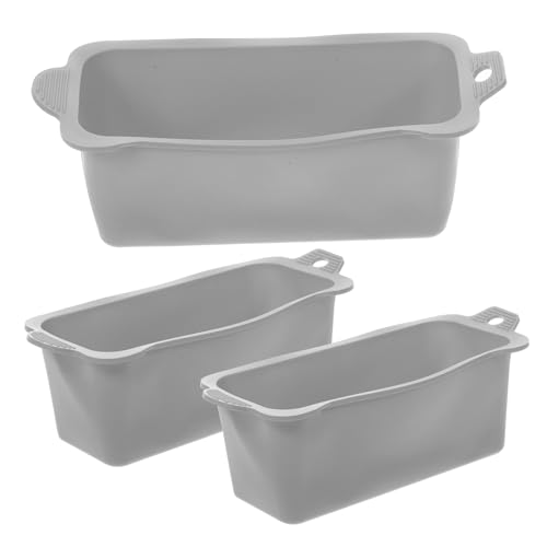 FELTECHELECTR Camping Grease Catcher Liner Outdoor Silicone Grease Cup Liners Reusable Drip Pan Set