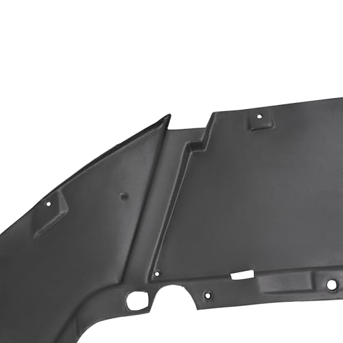 ALMULOO Front Lower Engine Splash Shield Compatible with 2012-2014 Ford Focus SE/SEL/Titanium 4-Door S/Hatchback/Sedan 2015-2018 Ford Focus Electric Center Under Cover Guard Black by ALMULOO - Image 9