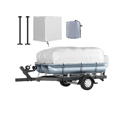 Bâche pour bateau ponton 17-20 ft en tissu Oxford 600D ultra résistant