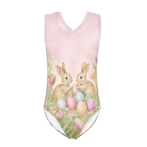 Image of Girls Cartoon Pattern One-Piece Swimsuits Sport Racer Swimwear Beach Bathing Suit, Size 5-14