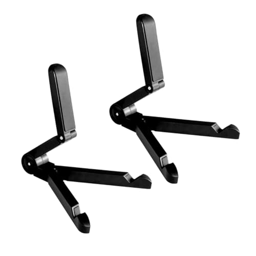 KONTONTY 2 Piezas Soporte Triangular para Teléfono Móvil Soporte De Tableta para La Cama Titular De La Tableta Soportes para Tabletas Black