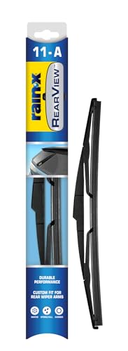 Image of Rain-X 850030 RearView 11-A Rear Wiper Blade, 11 Inch Composite Rear Wiper Blade, Fits Rock Lock 2 (Pack Of 1), Automotive Replacement Wiper Blades That Meet Or Exceed OEM Quality And Design Standards