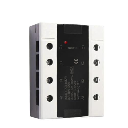 Relais triphasé statique AC-AC 25A commande 3-32V CC commutateur électronique - 4