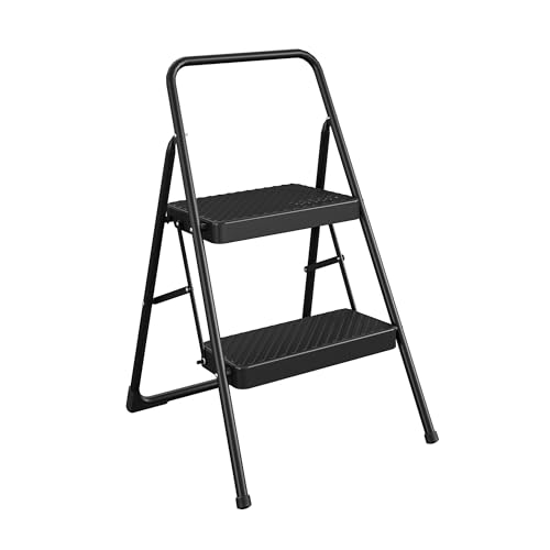 Cosco Lightweight Two Step House Step Stool for Easy Reaching and Cleaning - Non-Marring Leg Tips, Slip Resistant Steps, Stable Rear Leg Support by Cosco - Used condition - US$36.39