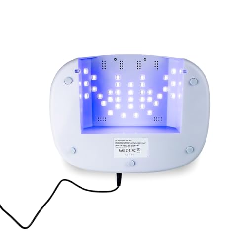 Cabine LED UV 110w 36 Leds Bivolt Unhas C/Suporte Divisória