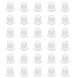 30 PCS Silicone Rubber Plug,White Hole Plug,Waterproof Plug Tube Plugs Hole Plug,Flexible Hole Plug Cover Fit for 0.33″/8.3mm