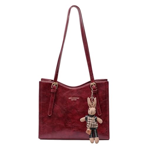 Tote Bag For Women Pu Leather Top Handle Handbags Ladies Large Waterproof Shoulder Bag for Work Travel Shopping