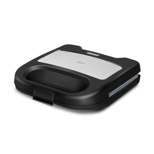Image of Wipro Elato BS103 Luxe 800W Grill Sandwich Maker|Ceramic Coated Plates|BPA Free|PTFE, PFAS & PFOA Free|Auto Temperature Control|Cool Touch Handle|Fits 2 Regular Bread Slices|2 Year Warranty
