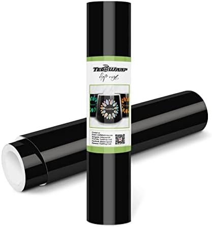 TECKWRAP Permanent Adhesive Vinyl 12" x 10ft, Glossy White