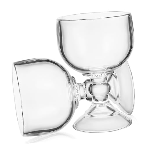 ARTSEWPLY 2 pezzi Bicchieri Margarita in Vetro con Piede Calici per Cocktail e Vino con Design Elegante per Feste Matrimoni e Uso Quotidiano