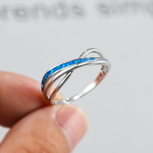 Fashion Dainty Stackable Infinity Knot Ring 925 Sterling Silver Plated Engagement Wedding Rings for Women Statement Jewelry Gift3