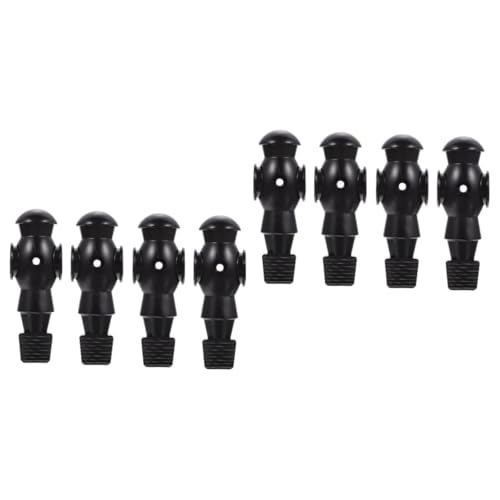 Milisten 4pcs Black Foosball Player Dolls Football Machine Accessories Foosball Table Replacement Player Soccer Game