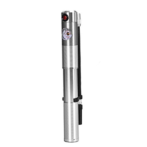 Pompa di bicicletta 210PSI pompa da bicicletta portatile mini con pressione d'aria della pompa Manometro aria della pompa manuale a sfera gonfiatore
