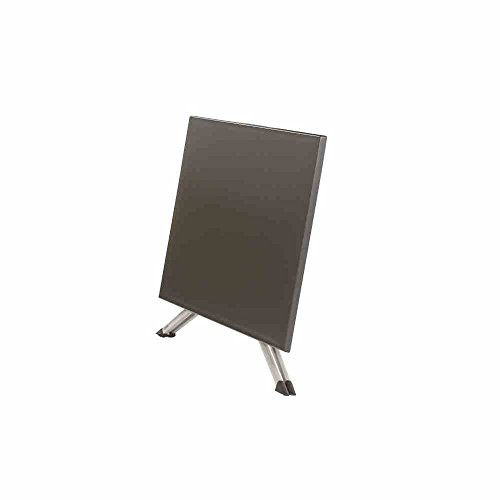 Preisvergleich Produktbild Boulevard-Klapptisch 140 x 95 cm, silber / grau Aluminiumgestell silber, Kettalux®-Tischplatte grau