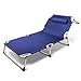 Produktbild Klappbett Liegestuhl Campingbett Schlafzimmer Wohnzimmer Büro Nickerchen Stuhl Tragbare Reise-Lieger Haushalt Multifunktionale Klappbett (Farbe : Blau, Ausgabe : B)