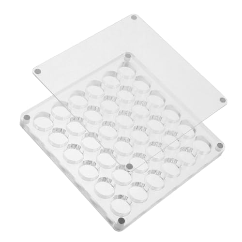 OFFSCH Mini Shell Storage Box Acrylic Showcase Suitcase Trinket Organizer for Minerals