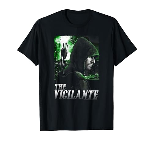 Green Arrow TV Series Arrow Star City Defender T-Shirt, Homme, Noir, L