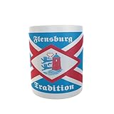 U24 Tasse Kaffeebecher Mug Cup Flagge Flensburg Tradition