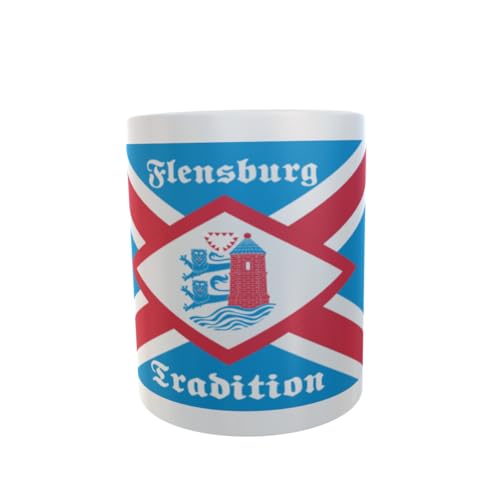U24 Tasse Kaffeebecher Mug Cup Flagge Flensburg Tradition