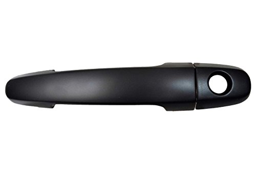 PT Auto Warehouse TO-3180P-FL - Outer Exterior Outside Door Handle, Primed Black - with Keyhole, Front Left or Front Right
