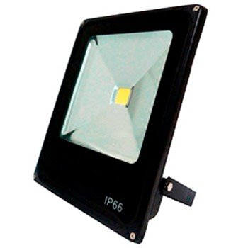 Refletor Led Slim 50W Branco Frio Uso Externo