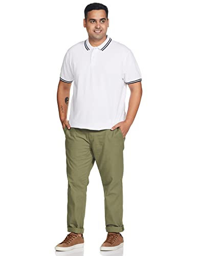 Image of Amazon Brand - Symbol Men's Cotton Rich Solid Polo Tshirt | Collar Tshirts | Half Sleeves | Plain-Regular Fit (Available in Plus Sizes and Combo Pack of 2)